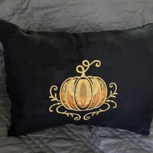 Enchanted Pumpkin travel pillow cover