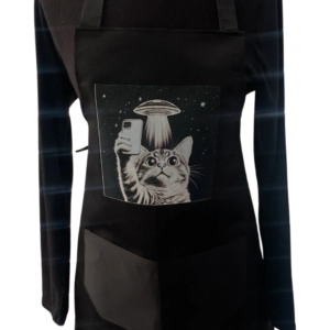 Cat Taking Selfie (adult apron)