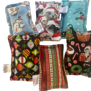 Holiday Print Catnip Pillows (assorted)